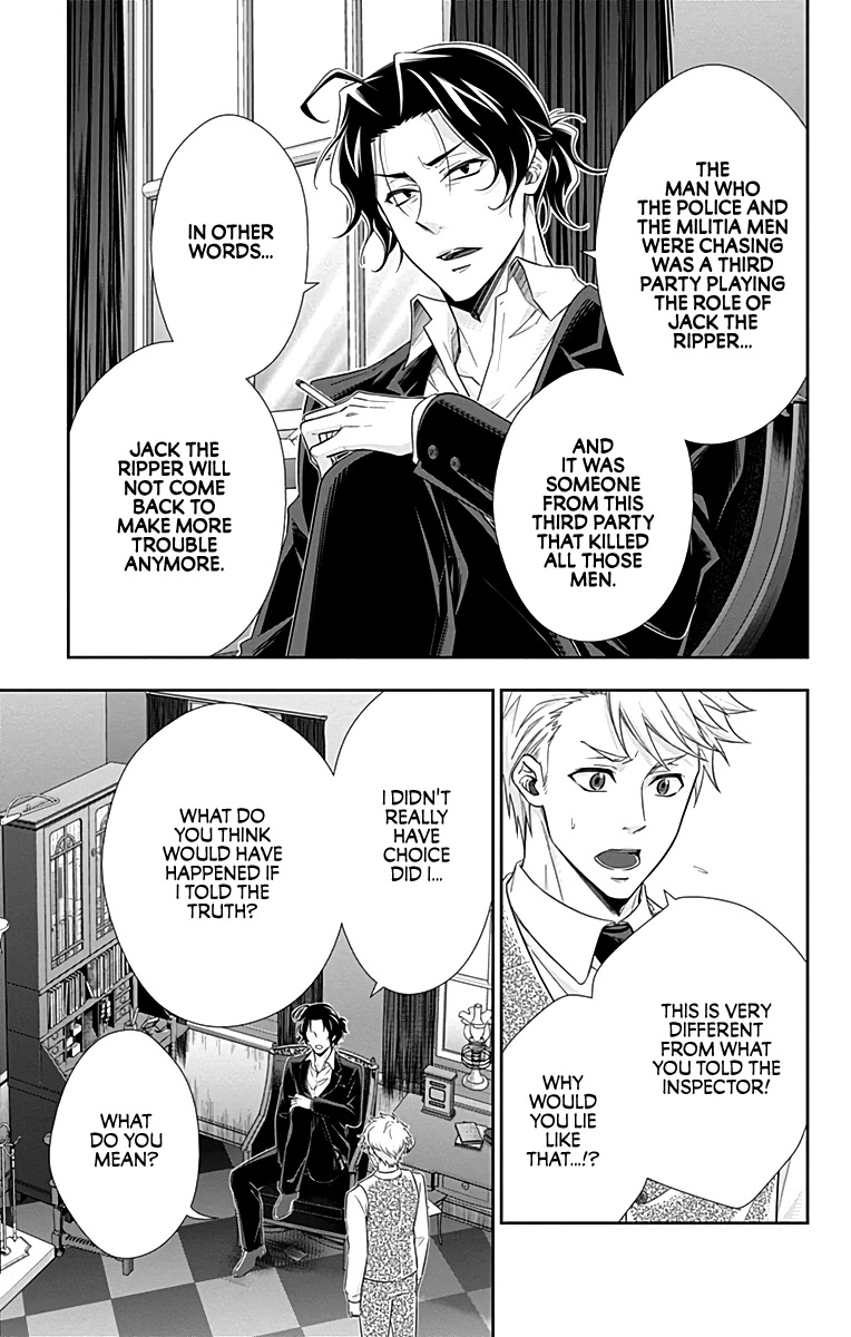Yukoku no Moriarty Chapter 28 page 38 - Chapter 28: The Phantom of Whitechapel Act 4