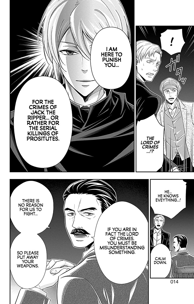 Yukoku no Moriarty Chapter 28 page 5 - Chapter 28: The Phantom of Whitechapel Act 4