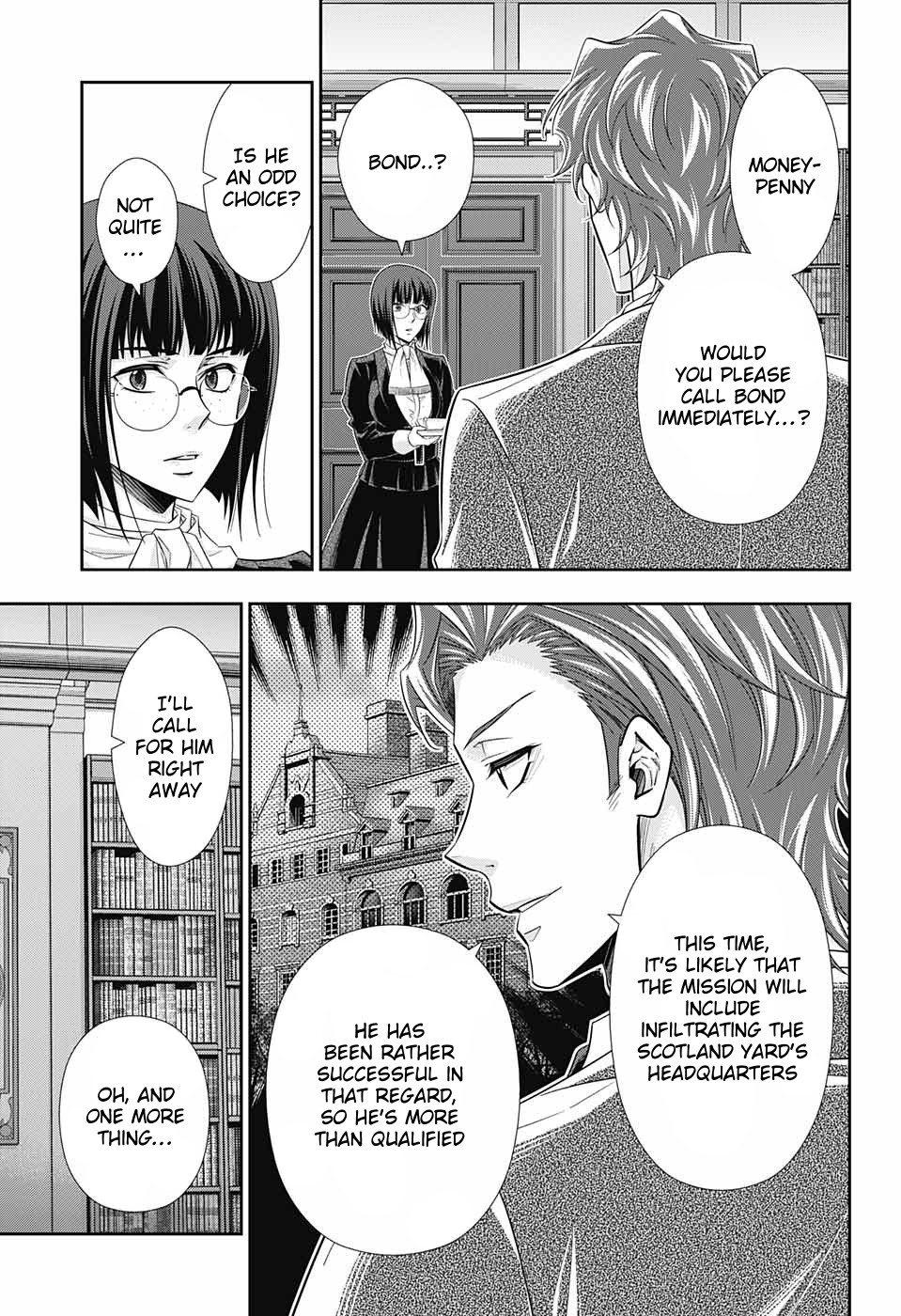 Yukoku no Moriarty Chapter 29 page 11 - Chapter 29: The Riot in New Scotland Yard Act 1