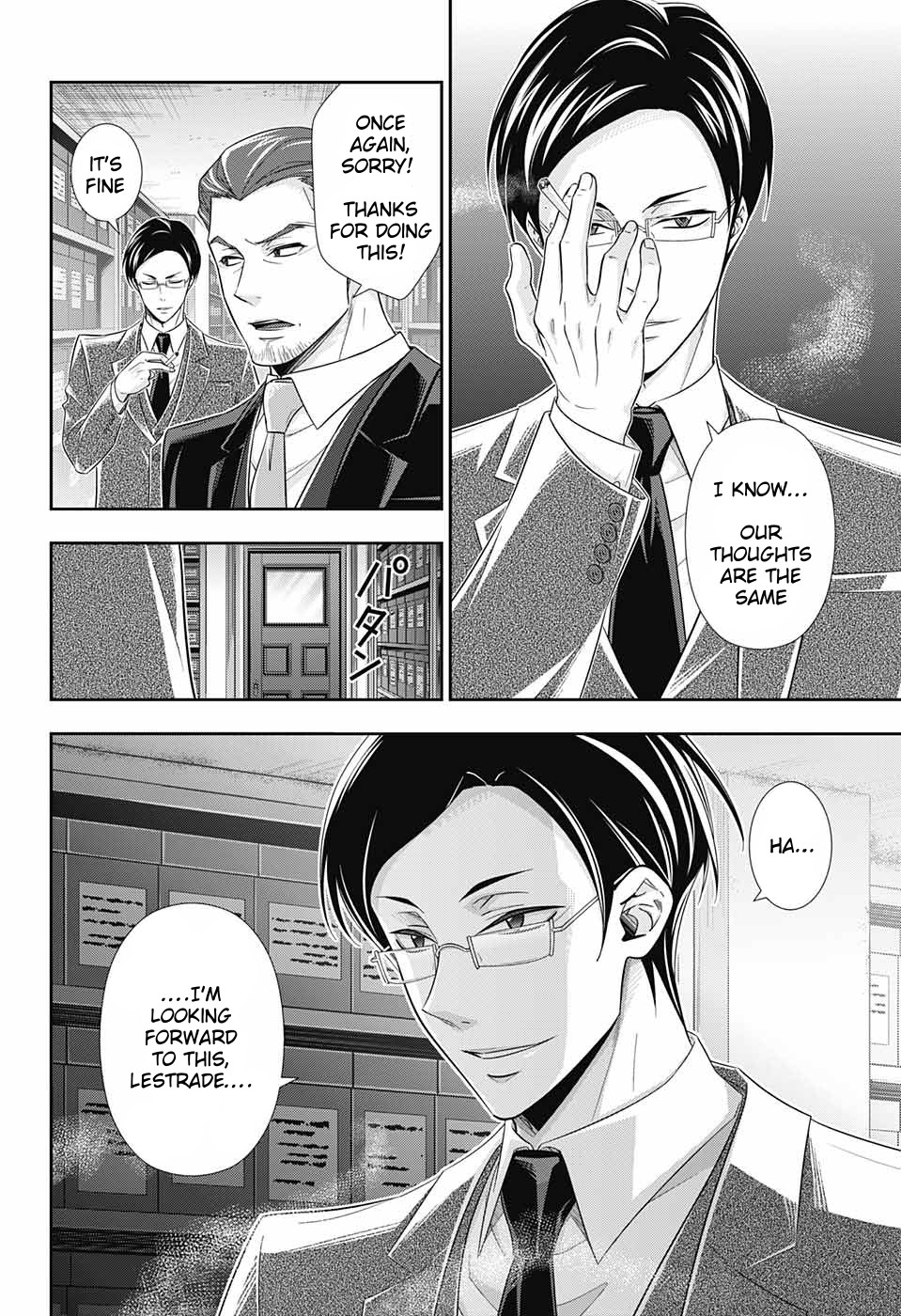 Yukoku no Moriarty Chapter 29 page 20 - Chapter 29: The Riot in New Scotland Yard Act 1