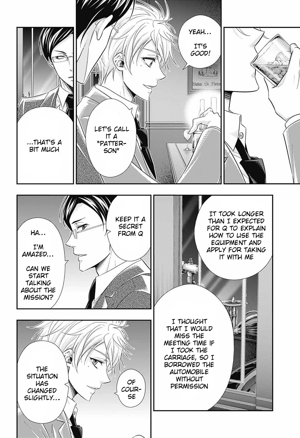 Yukoku no Moriarty Chapter 29 page 38 - Chapter 29: The Riot in New Scotland Yard Act 1