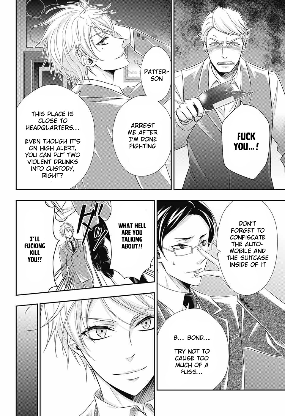 Yukoku no Moriarty Chapter 29 page 44 - Chapter 29: The Riot in New Scotland Yard Act 1