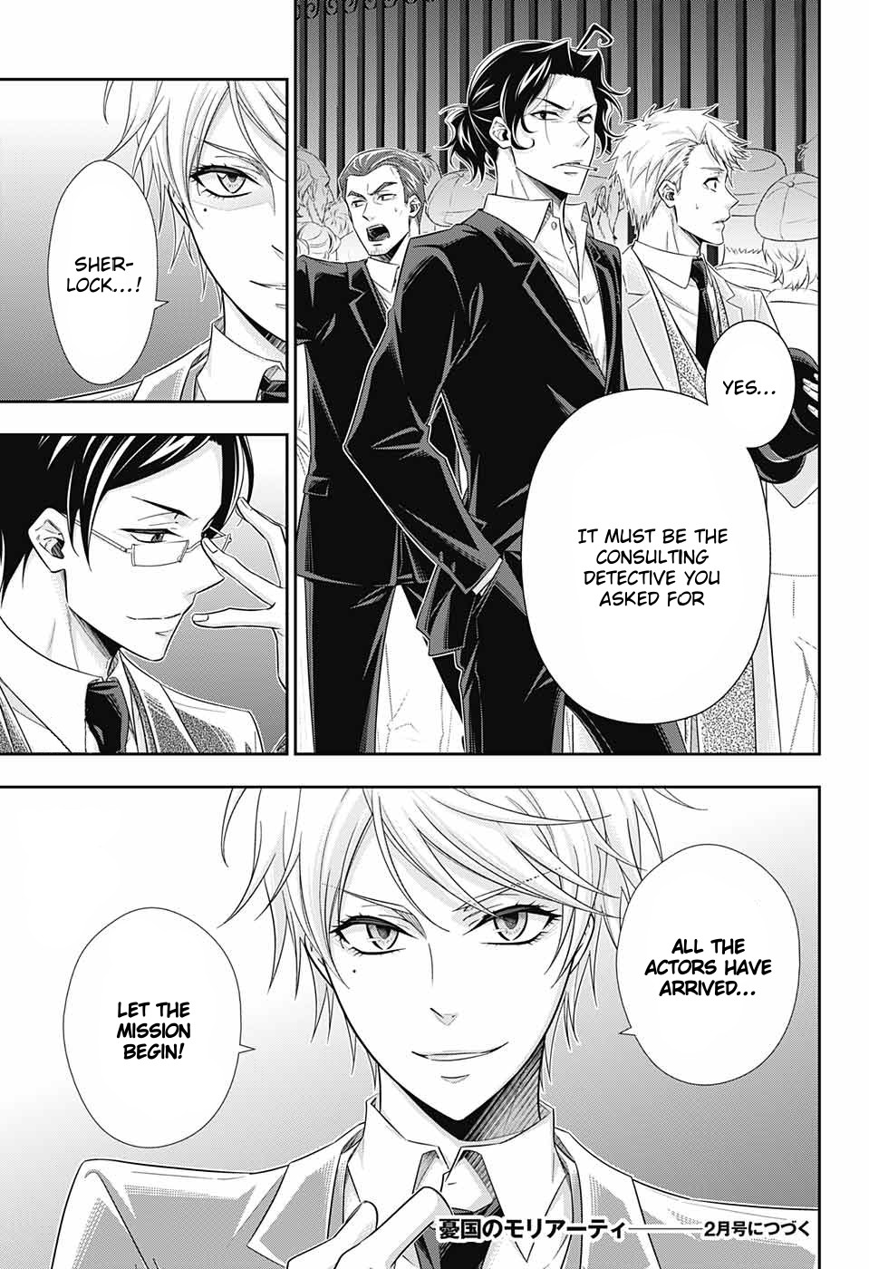 Yukoku no Moriarty Chapter 29 page 47 - Chapter 29: The Riot in New Scotland Yard Act 1