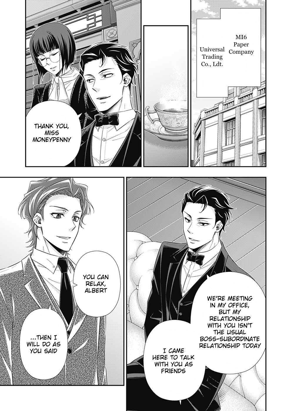 Yukoku no Moriarty Chapter 29 page 5 - Chapter 29: The Riot in New Scotland Yard Act 1