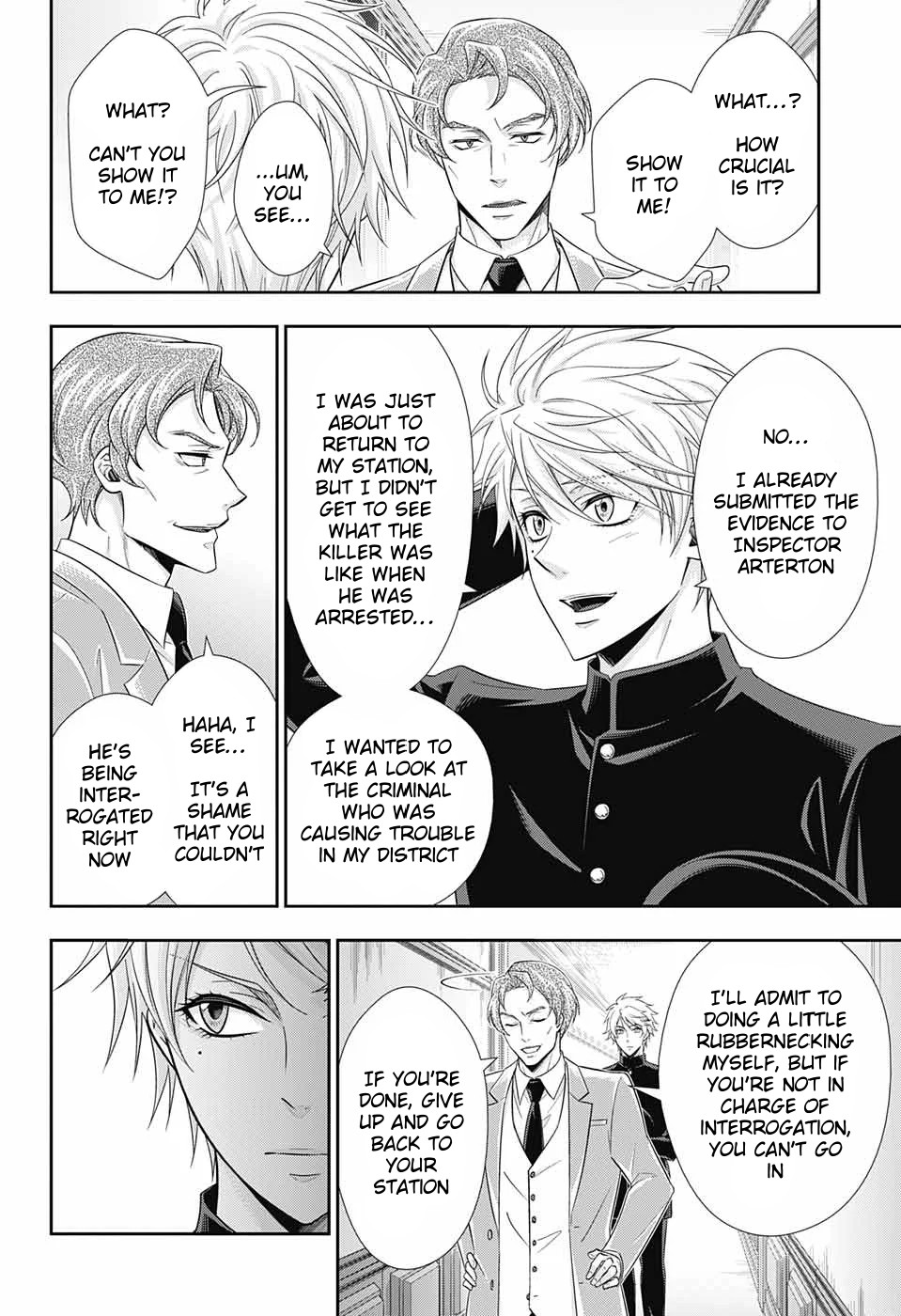Yukoku no Moriarty Chapter 30 page 11 - Chapter 30: The Riot in New Scotland Yard Act 2