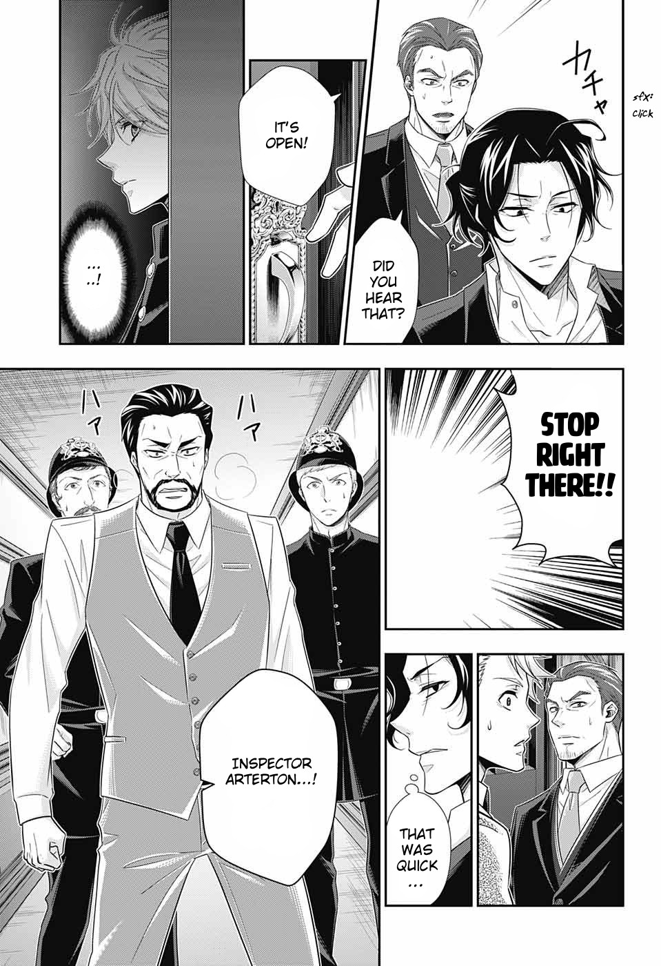 Yukoku no Moriarty Chapter 30 page 20 - Chapter 30: The Riot in New Scotland Yard Act 2