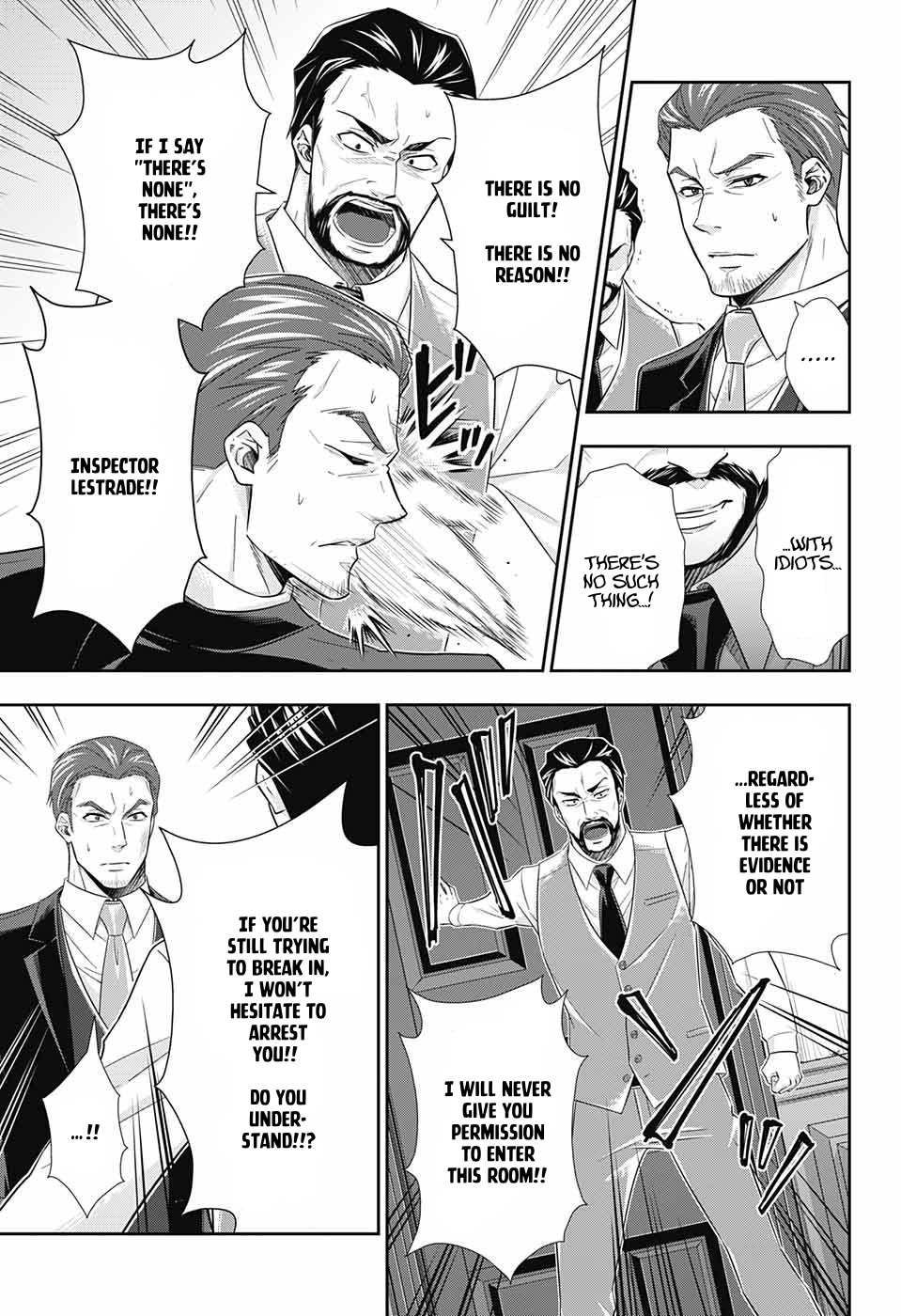 Yukoku no Moriarty Chapter 30 page 24 - Chapter 30: The Riot in New Scotland Yard Act 2