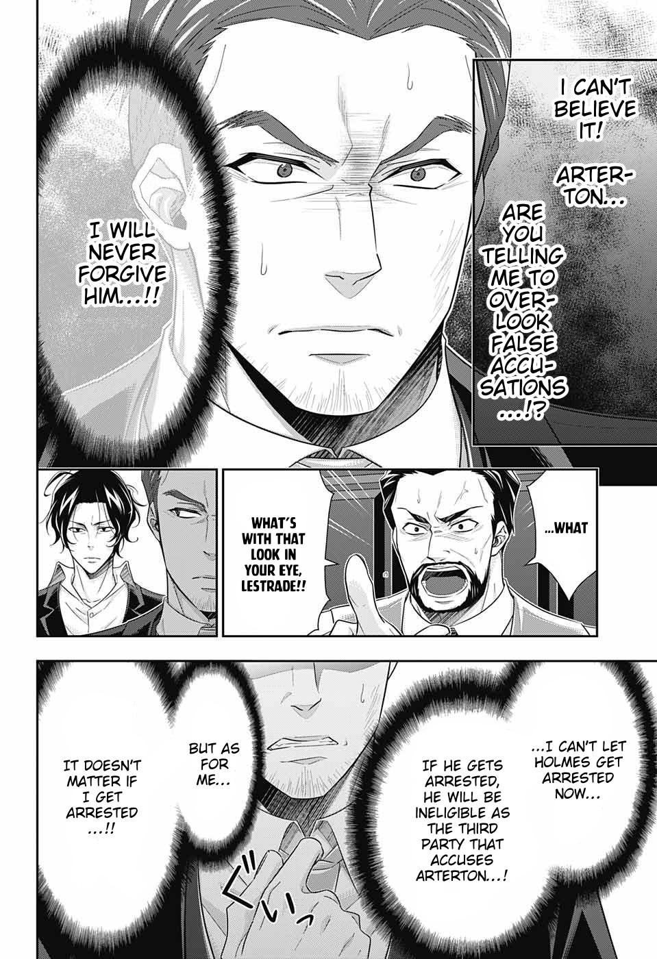 Yukoku no Moriarty Chapter 30 page 25 - Chapter 30: The Riot in New Scotland Yard Act 2