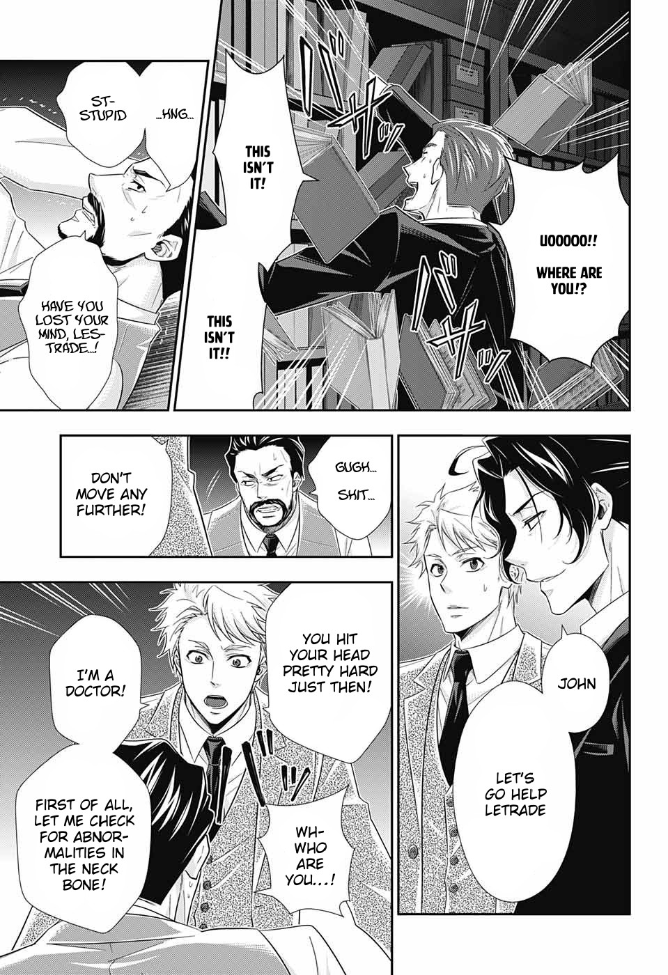 Yukoku no Moriarty Chapter 30 page 28 - Chapter 30: The Riot in New Scotland Yard Act 2