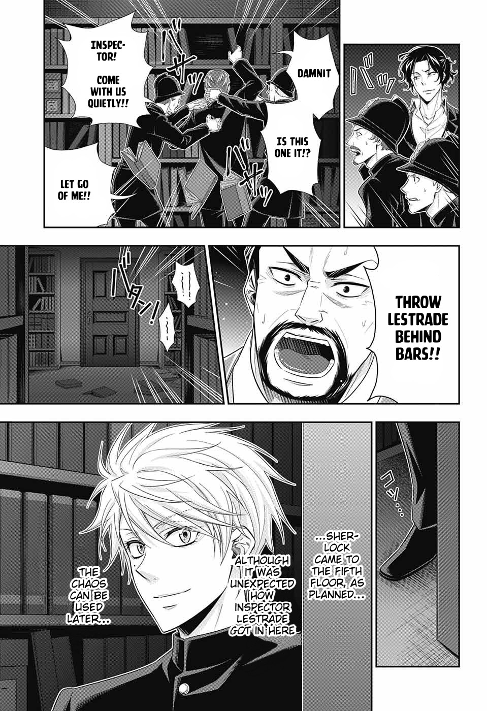 Yukoku no Moriarty Chapter 30 page 30 - Chapter 30: The Riot in New Scotland Yard Act 2