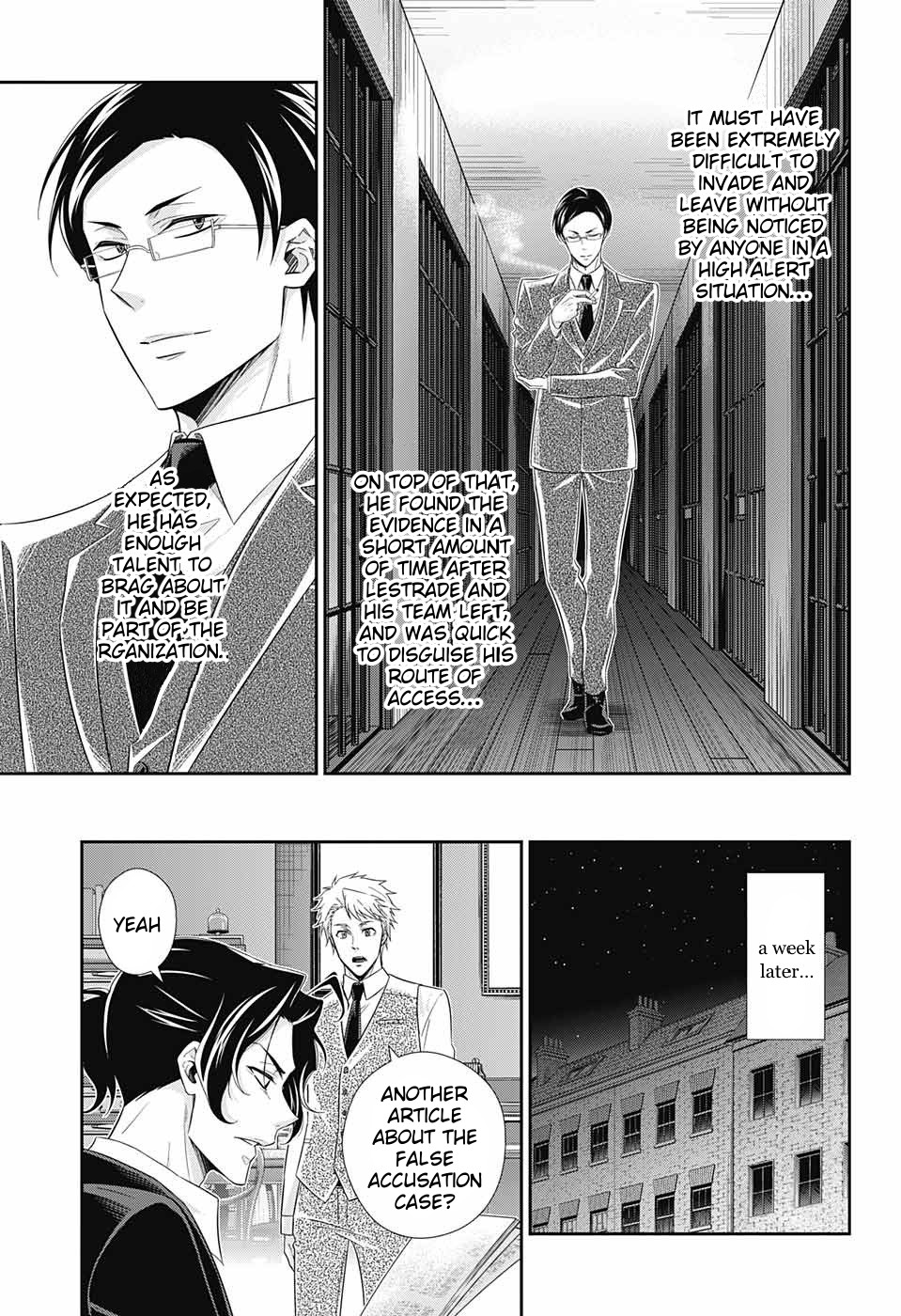 Yukoku no Moriarty Chapter 30 page 36 - Chapter 30: The Riot in New Scotland Yard Act 2