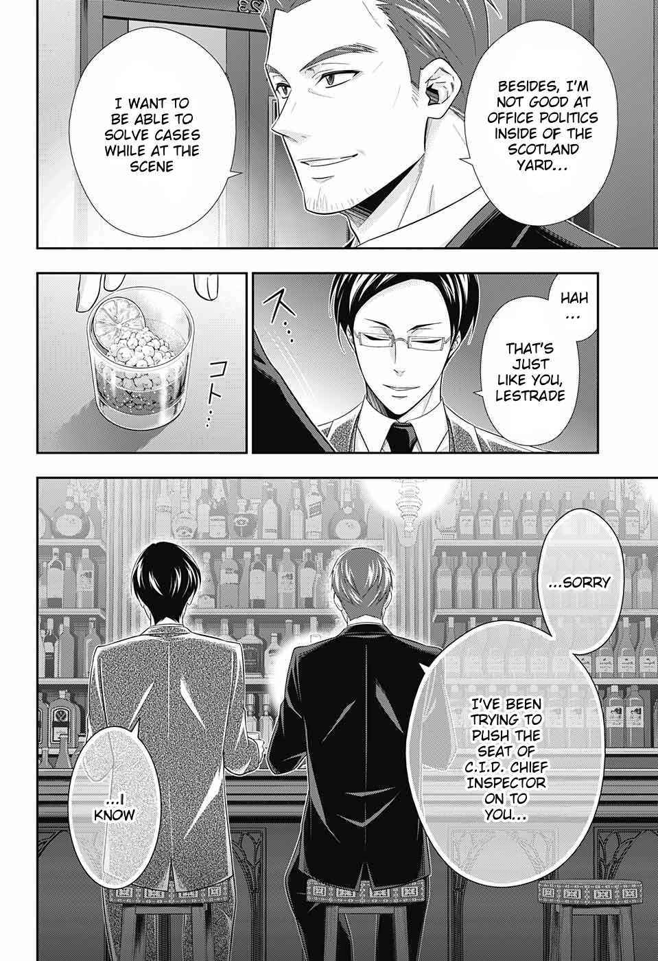 Yukoku no Moriarty Chapter 30 page 45 - Chapter 30: The Riot in New Scotland Yard Act 2