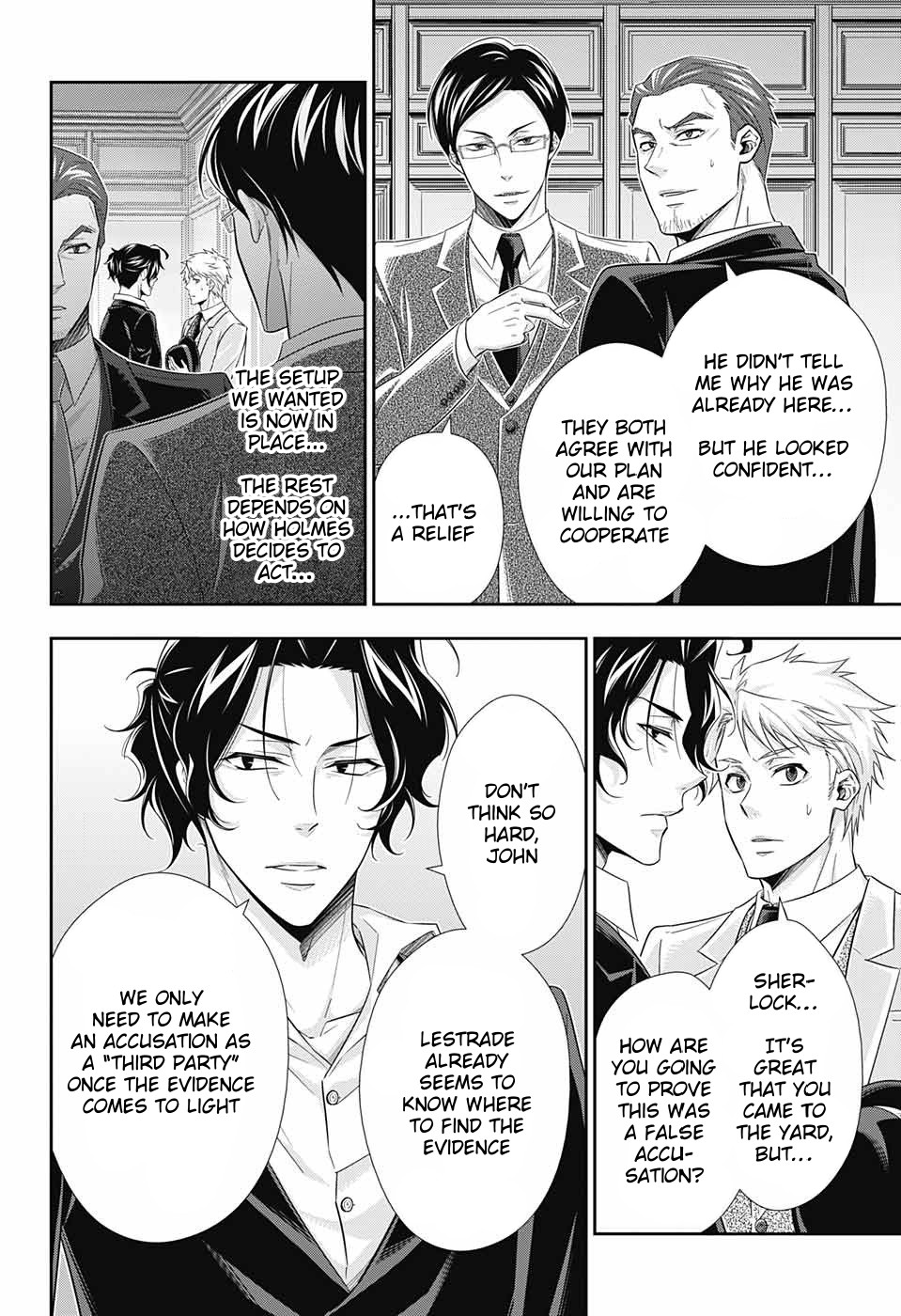 Yukoku no Moriarty Chapter 30 page 5 - Chapter 30: The Riot in New Scotland Yard Act 2