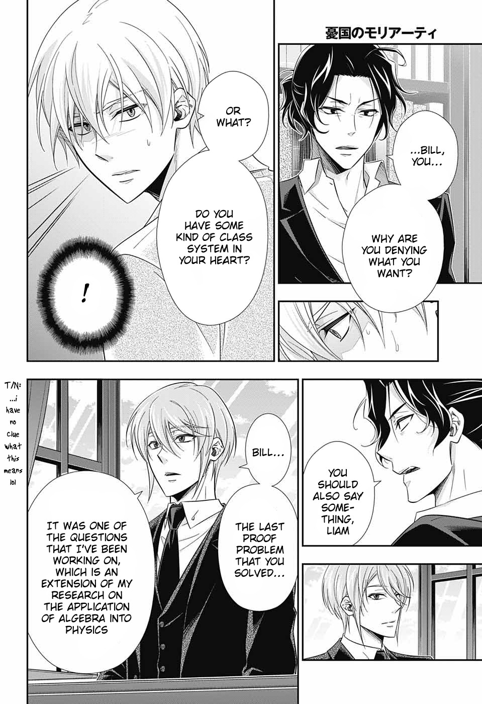 Yukoku no Moriarty Chapter 31 page 36 - Chapter 31: The Adventure of the One Student