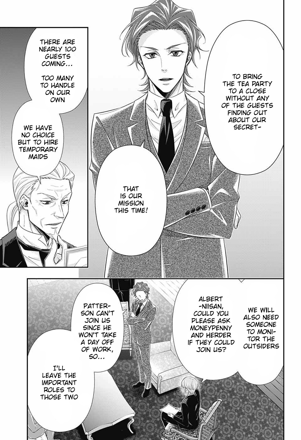 Yukoku no Moriarty Chapter 32 page 11 - Chapter 32: The Tea Party: Moriarty Family Holiday