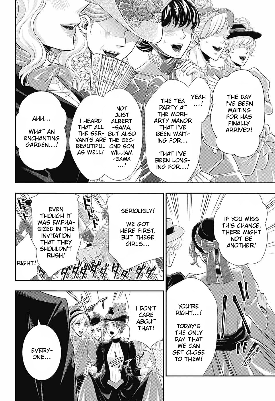 Yukoku no Moriarty Chapter 32 page 18 - Chapter 32: The Tea Party: Moriarty Family Holiday