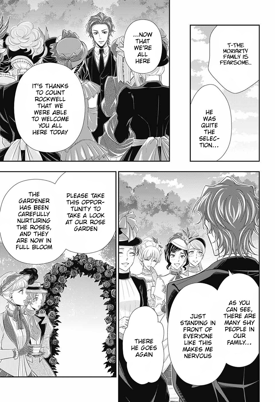 Yukoku no Moriarty Chapter 32 page 21 - Chapter 32: The Tea Party: Moriarty Family Holiday