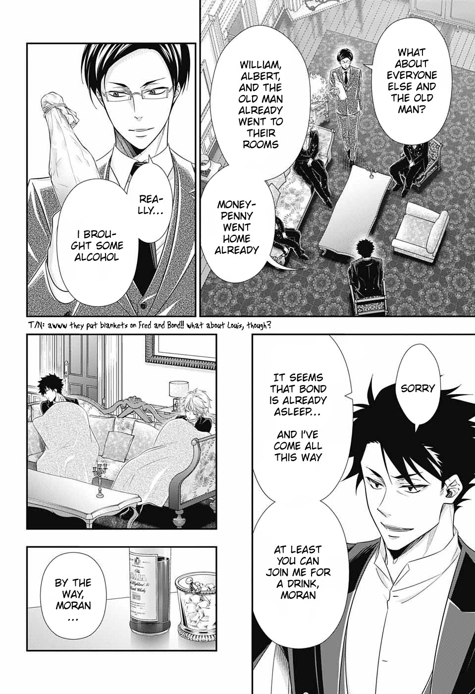 Yukoku no Moriarty Chapter 32 page 48 - Chapter 32: The Tea Party: Moriarty Family Holiday