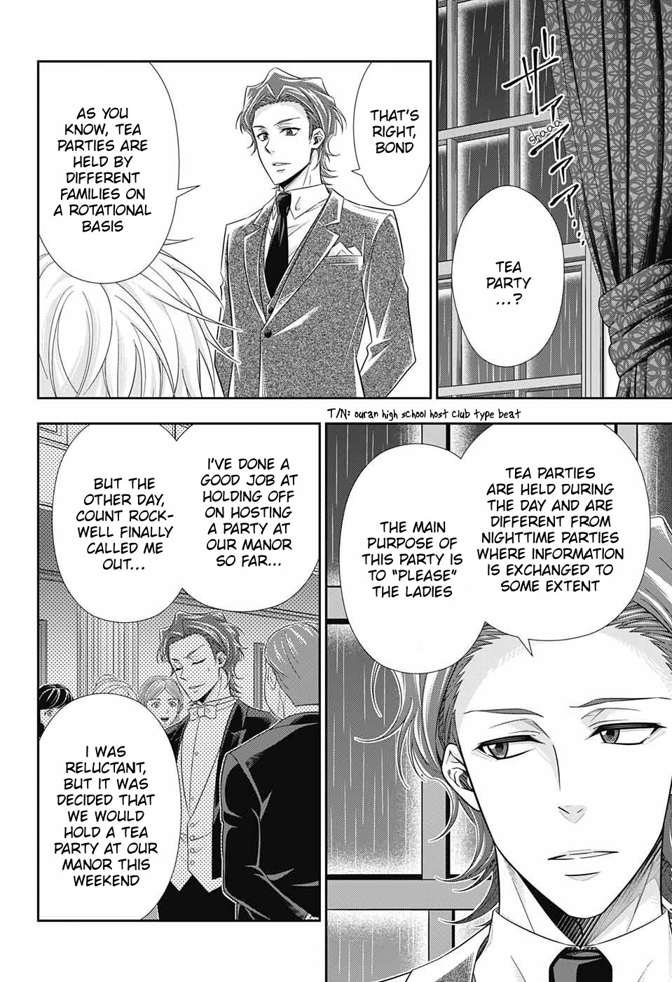 Yukoku no Moriarty Chapter 32 page 8 - Chapter 32: The Tea Party: Moriarty Family Holiday
