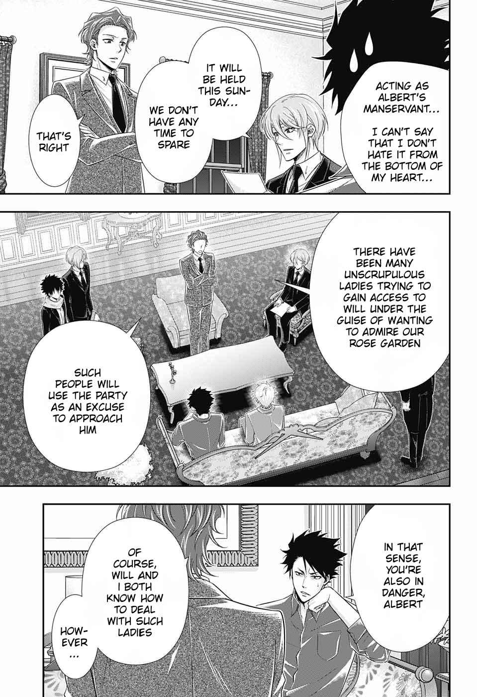 Yukoku no Moriarty Chapter 32 page 9 - Chapter 32: The Tea Party: Moriarty Family Holiday