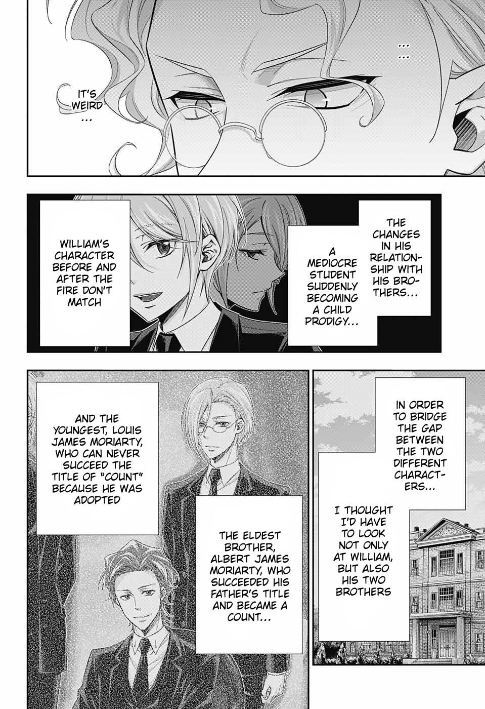 Yukoku no Moriarty Chapter 33 page 11 - Chapter 33: The Merchant of London Act 1