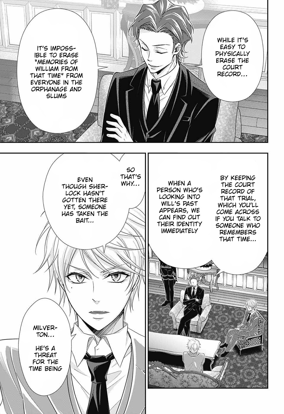 Yukoku no Moriarty Chapter 33 page 18 - Chapter 33: The Merchant of London Act 1