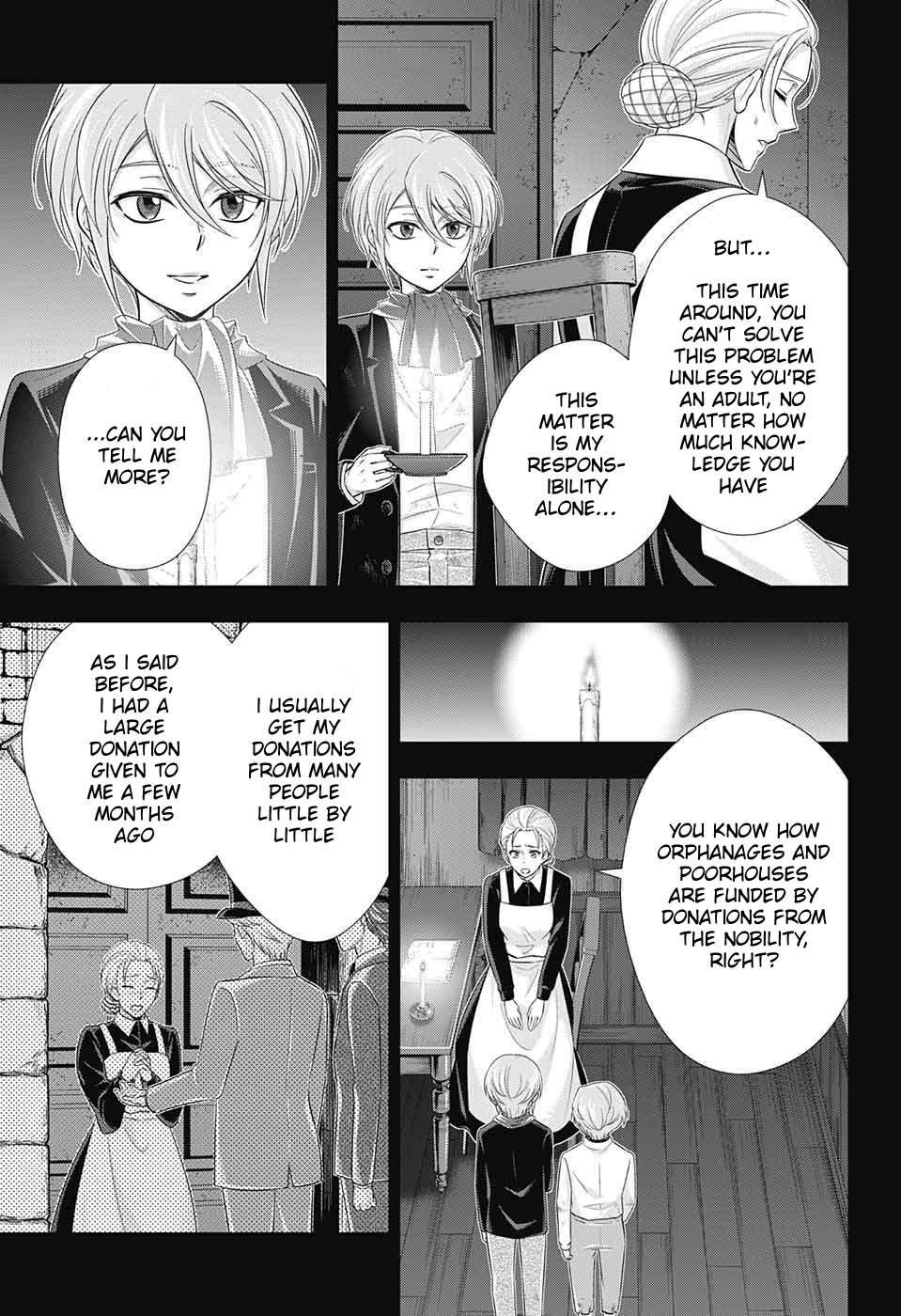 Yukoku no Moriarty Chapter 33 page 28 - Chapter 33: The Merchant of London Act 1