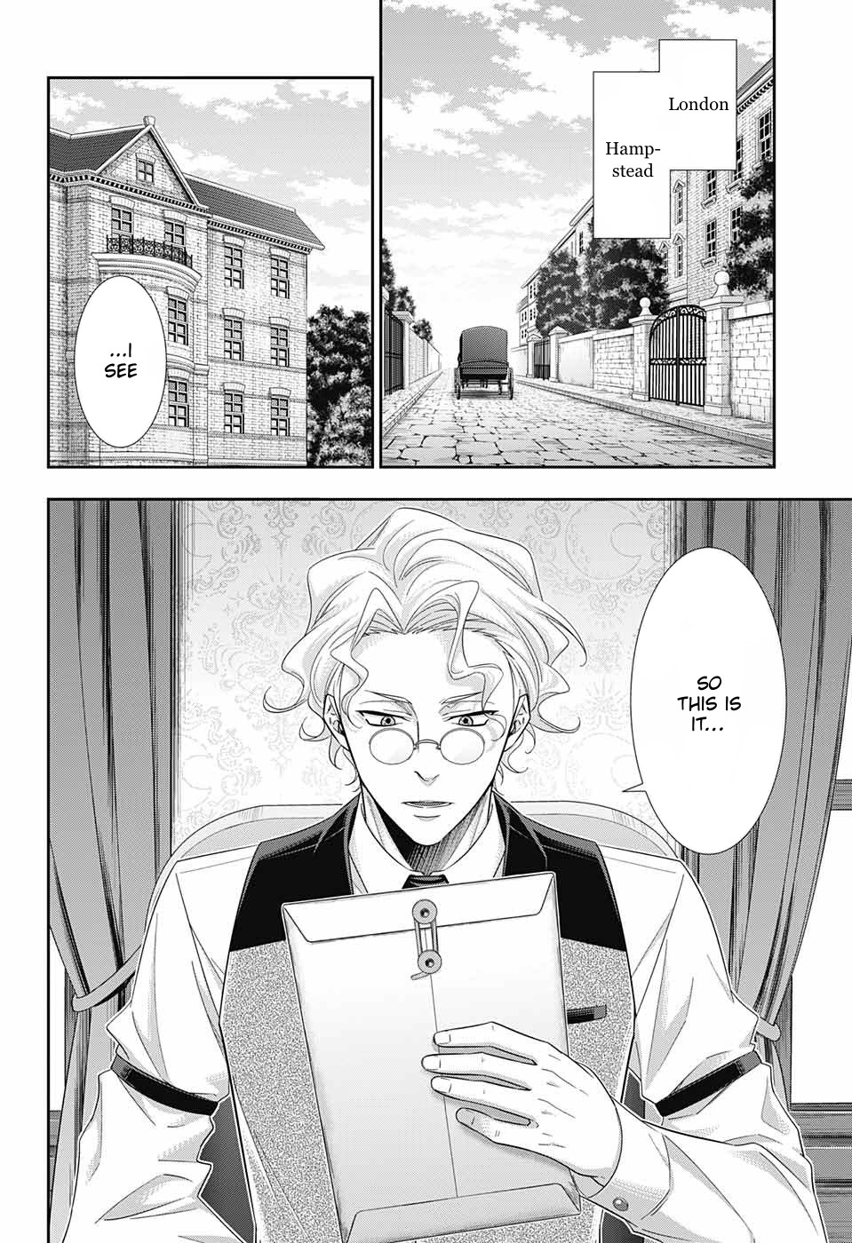 Yukoku no Moriarty Chapter 33 page 3 - Chapter 33: The Merchant of London Act 1