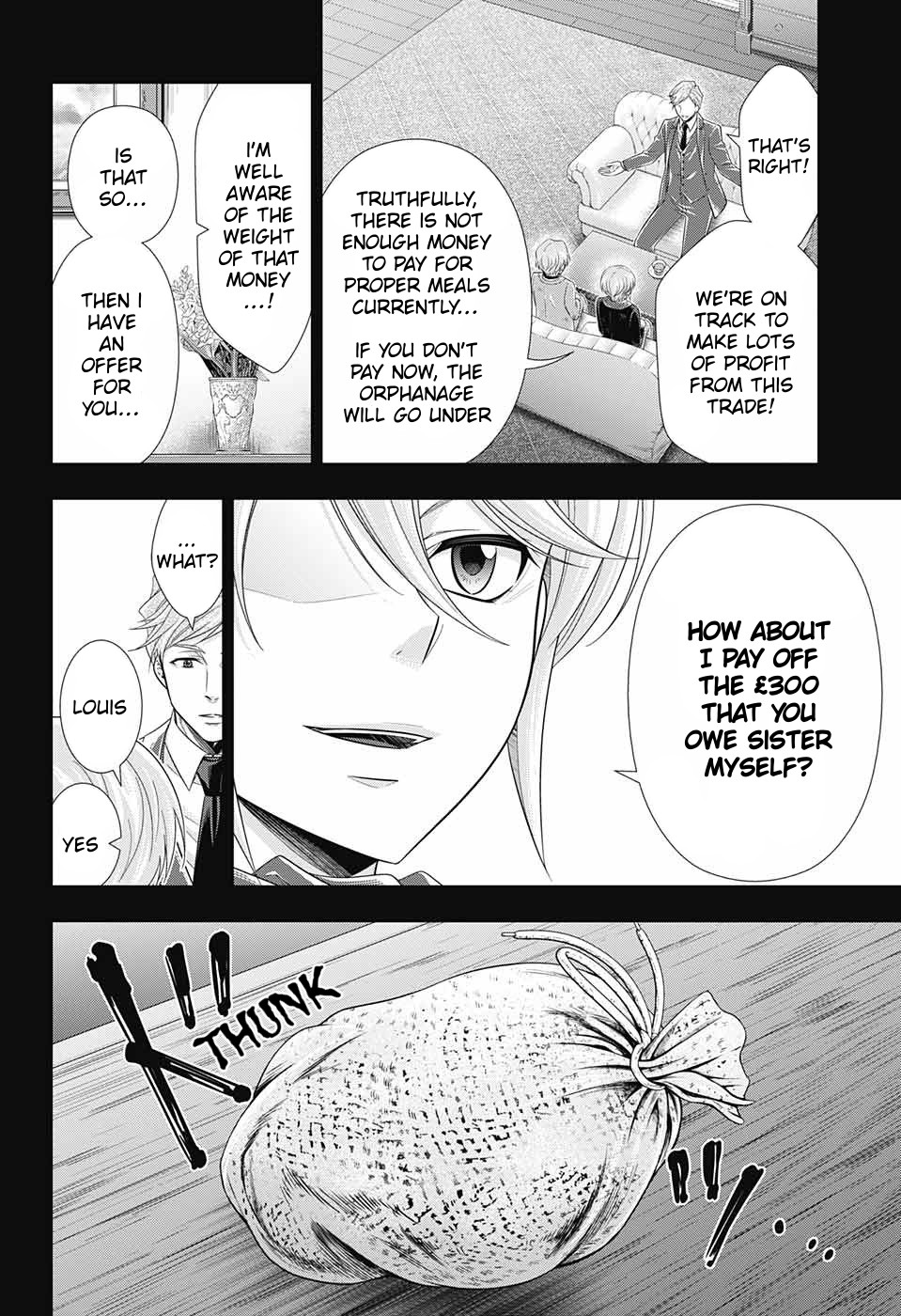Yukoku no Moriarty Chapter 33 page 39 - Chapter 33: The Merchant of London Act 1
