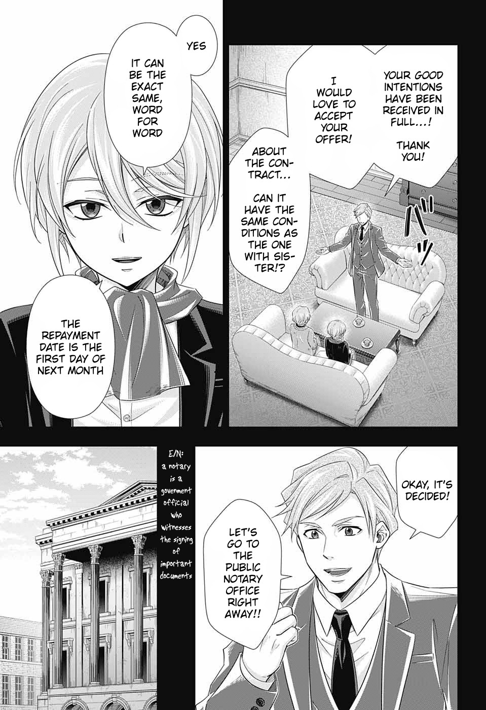 Yukoku no Moriarty Chapter 33 page 42 - Chapter 33: The Merchant of London Act 1
