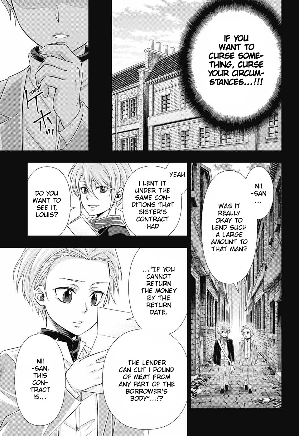 Yukoku no Moriarty Chapter 33 page 44 - Chapter 33: The Merchant of London Act 1