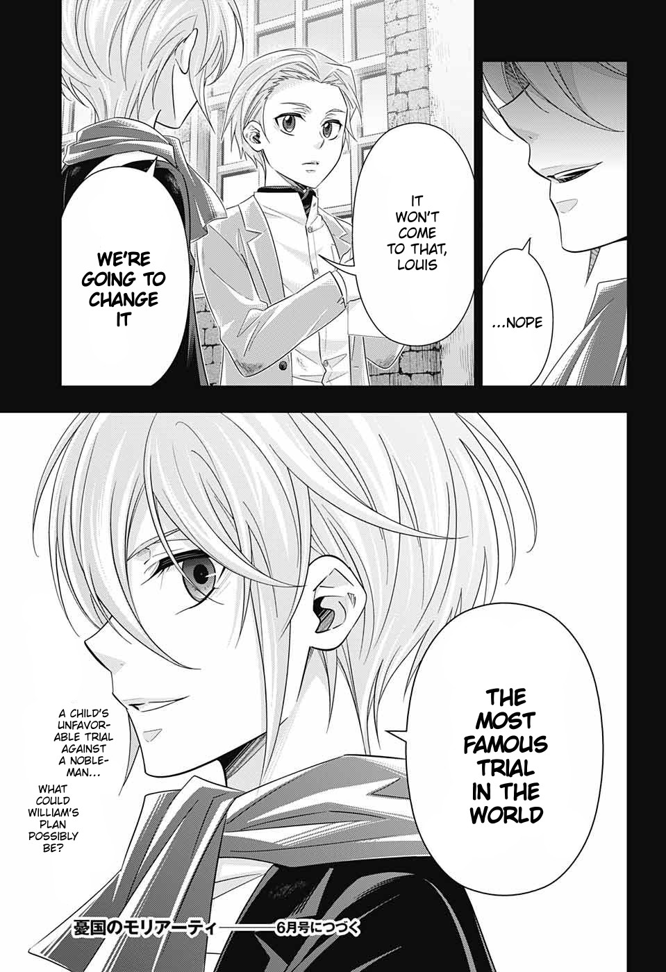Yukoku no Moriarty Chapter 33 page 46 - Chapter 33: The Merchant of London Act 1