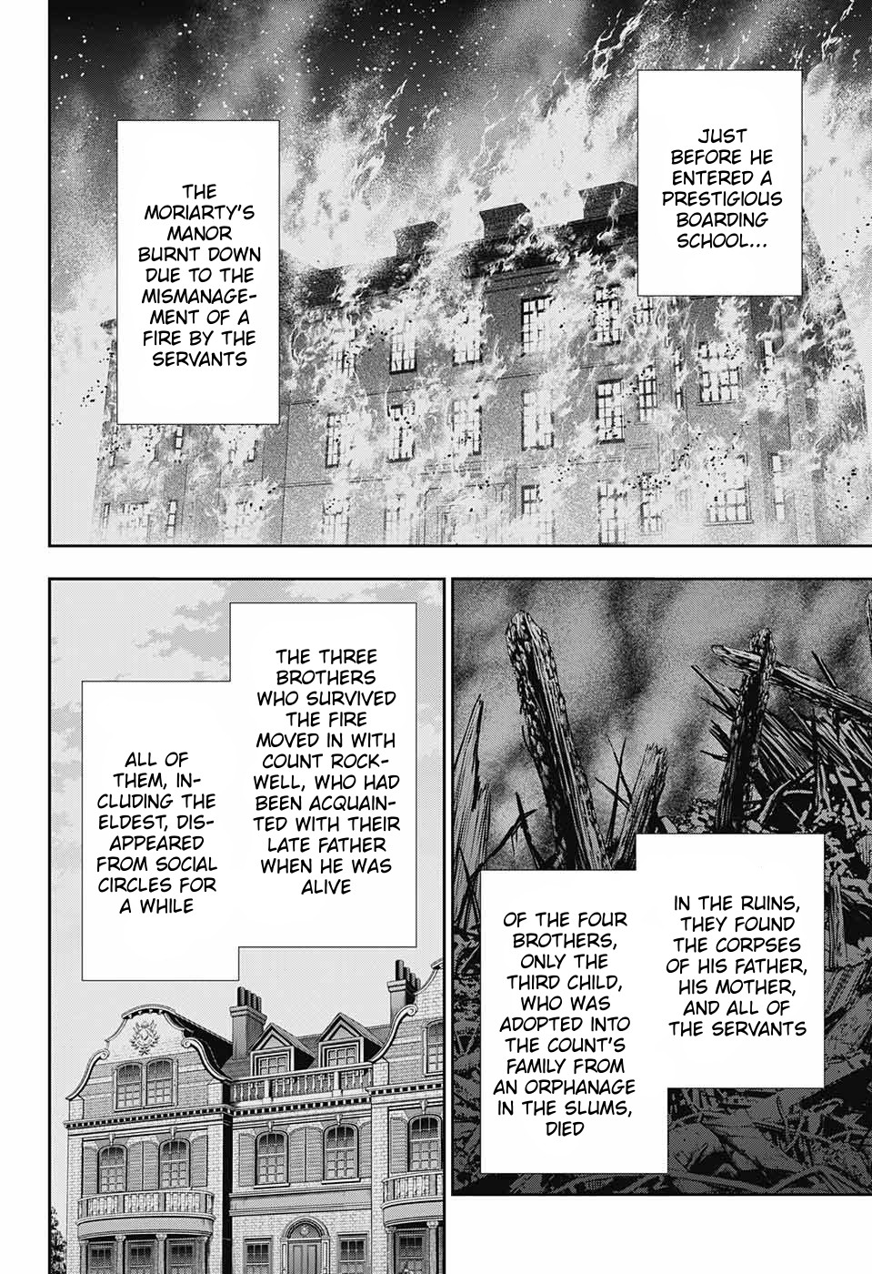 Yukoku no Moriarty Chapter 33 page 9 - Chapter 33: The Merchant of London Act 1