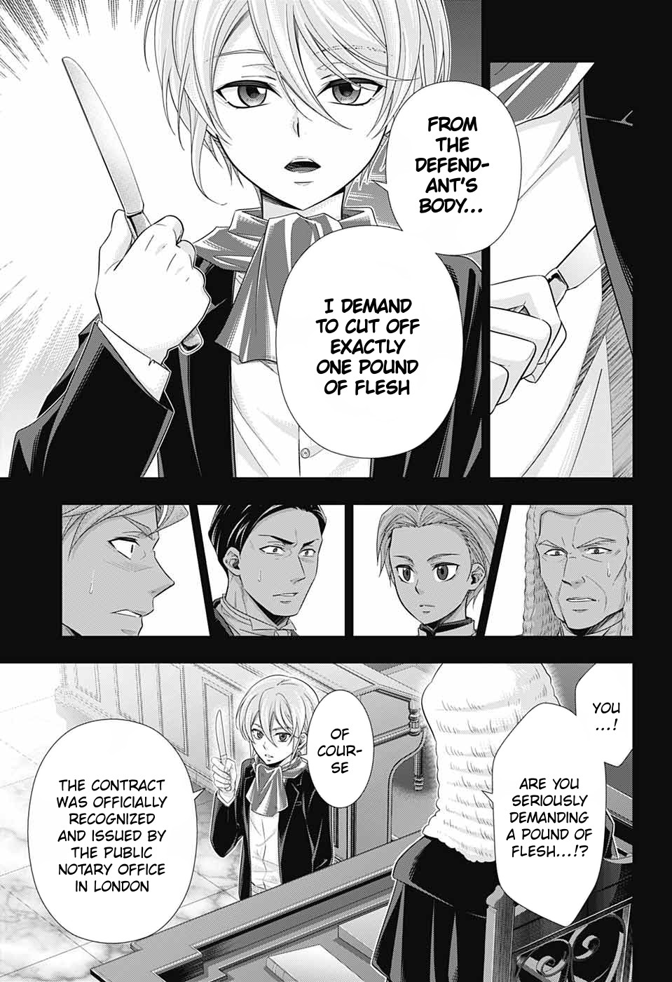 Yukoku no Moriarty Chapter 34 page 19 - Chapter 34: The Merchant of London Act 2