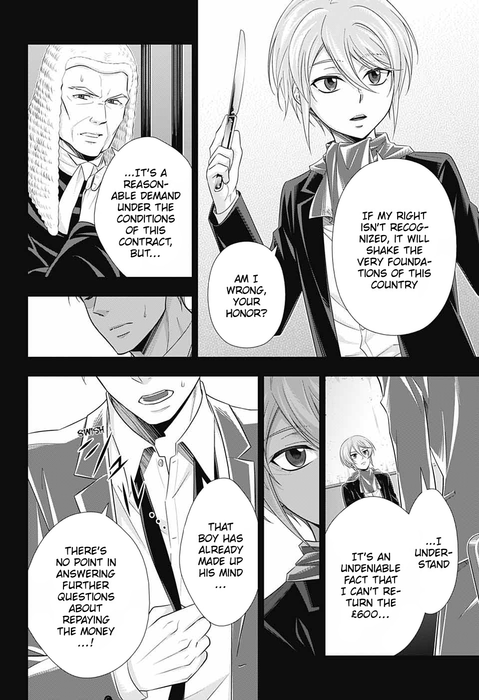 Yukoku no Moriarty Chapter 34 page 20 - Chapter 34: The Merchant of London Act 2