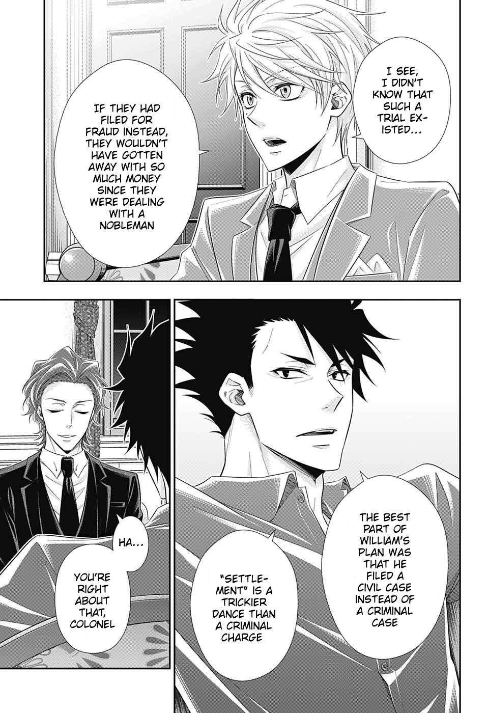 Yukoku no Moriarty Chapter 34 page 39 - Chapter 34: The Merchant of London Act 2