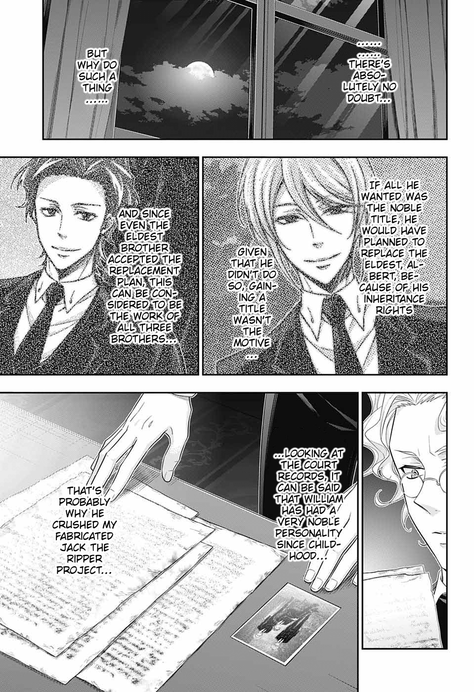 Yukoku no Moriarty Chapter 34 page 45 - Chapter 34: The Merchant of London Act 2