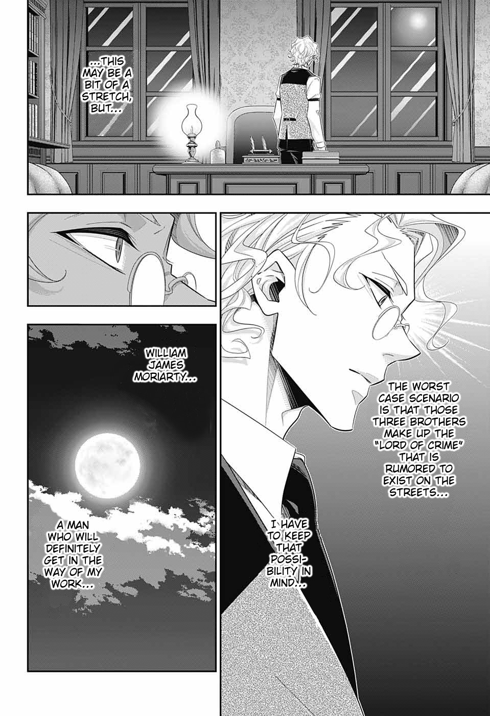 Yukoku no Moriarty Chapter 34 page 46 - Chapter 34: The Merchant of London Act 2