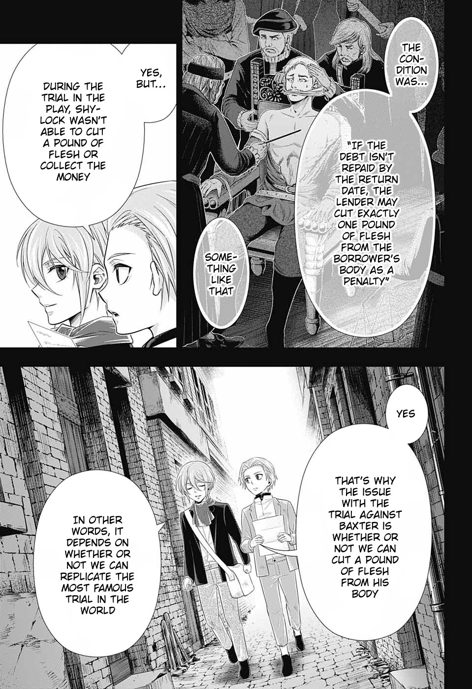 Yukoku no Moriarty Chapter 34 page 5 - Chapter 34: The Merchant of London Act 2