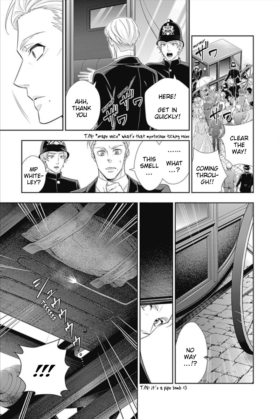 Yukoku no Moriarty Chapter 35 page 12 - Chapter 35: The White Knight of London Act 1