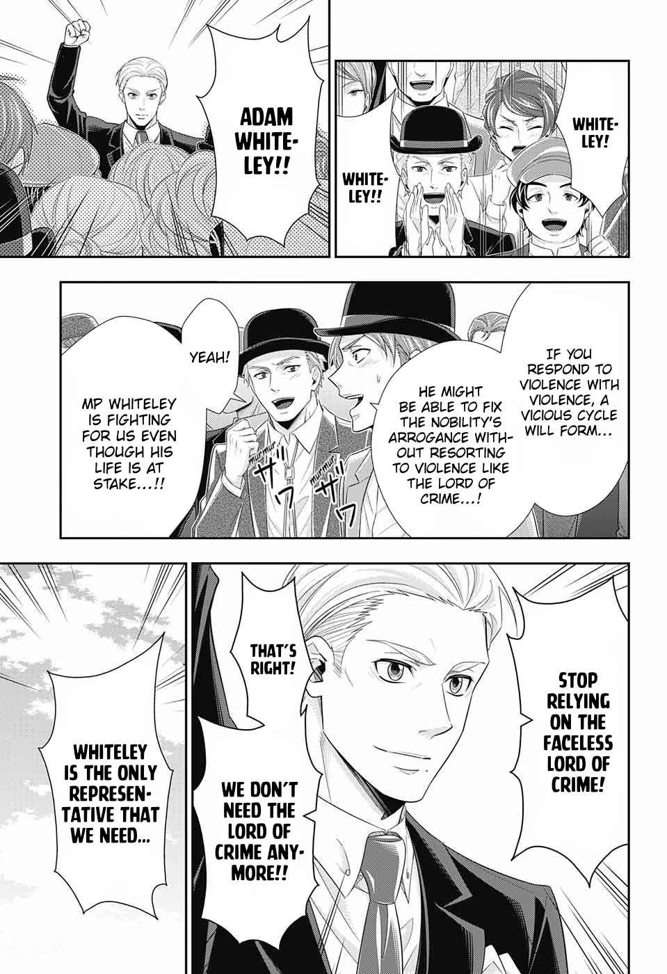 Yukoku no Moriarty Chapter 35 page 20 - Chapter 35: The White Knight of London Act 1