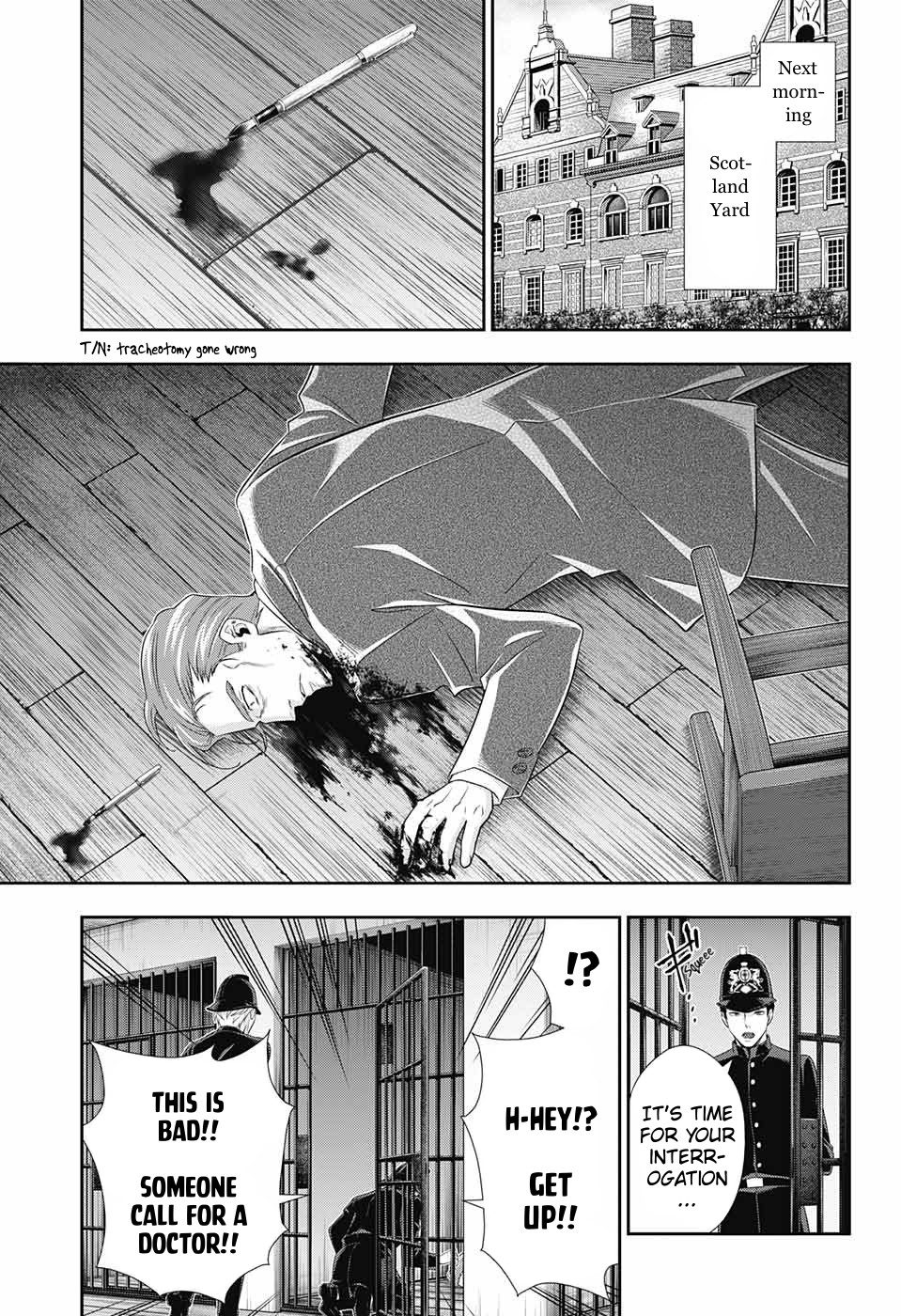 Yukoku no Moriarty Chapter 35 page 28 - Chapter 35: The White Knight of London Act 1