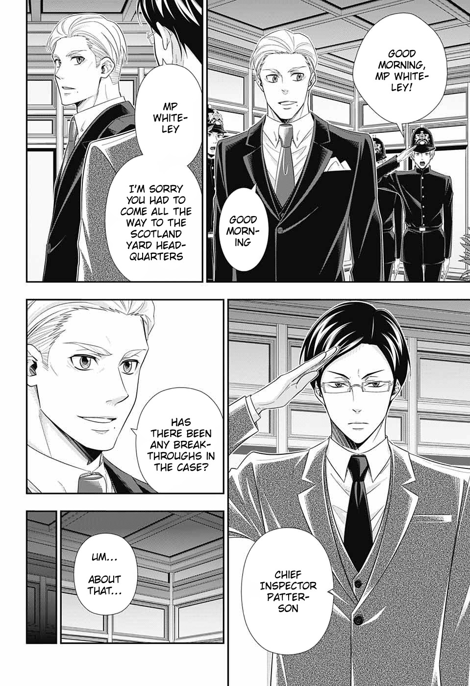 Yukoku no Moriarty Chapter 35 page 29 - Chapter 35: The White Knight of London Act 1