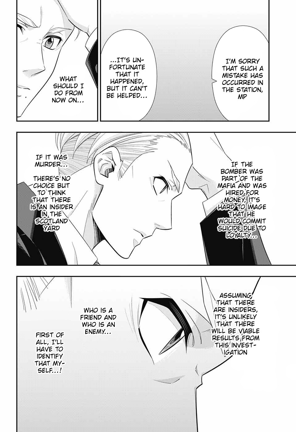 Yukoku no Moriarty Chapter 35 page 31 - Chapter 35: The White Knight of London Act 1