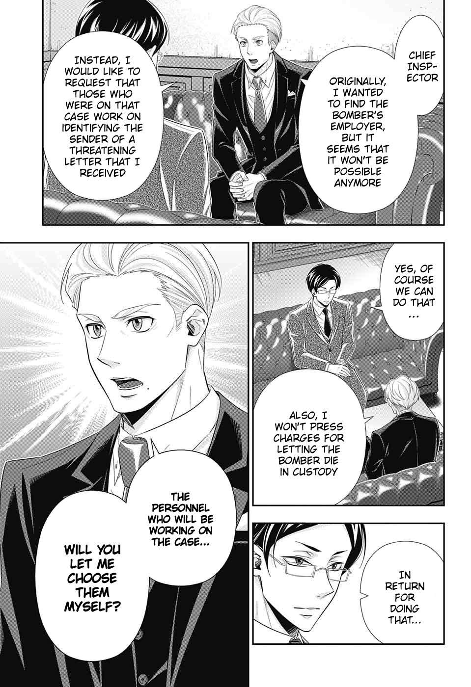 Yukoku no Moriarty Chapter 35 page 32 - Chapter 35: The White Knight of London Act 1