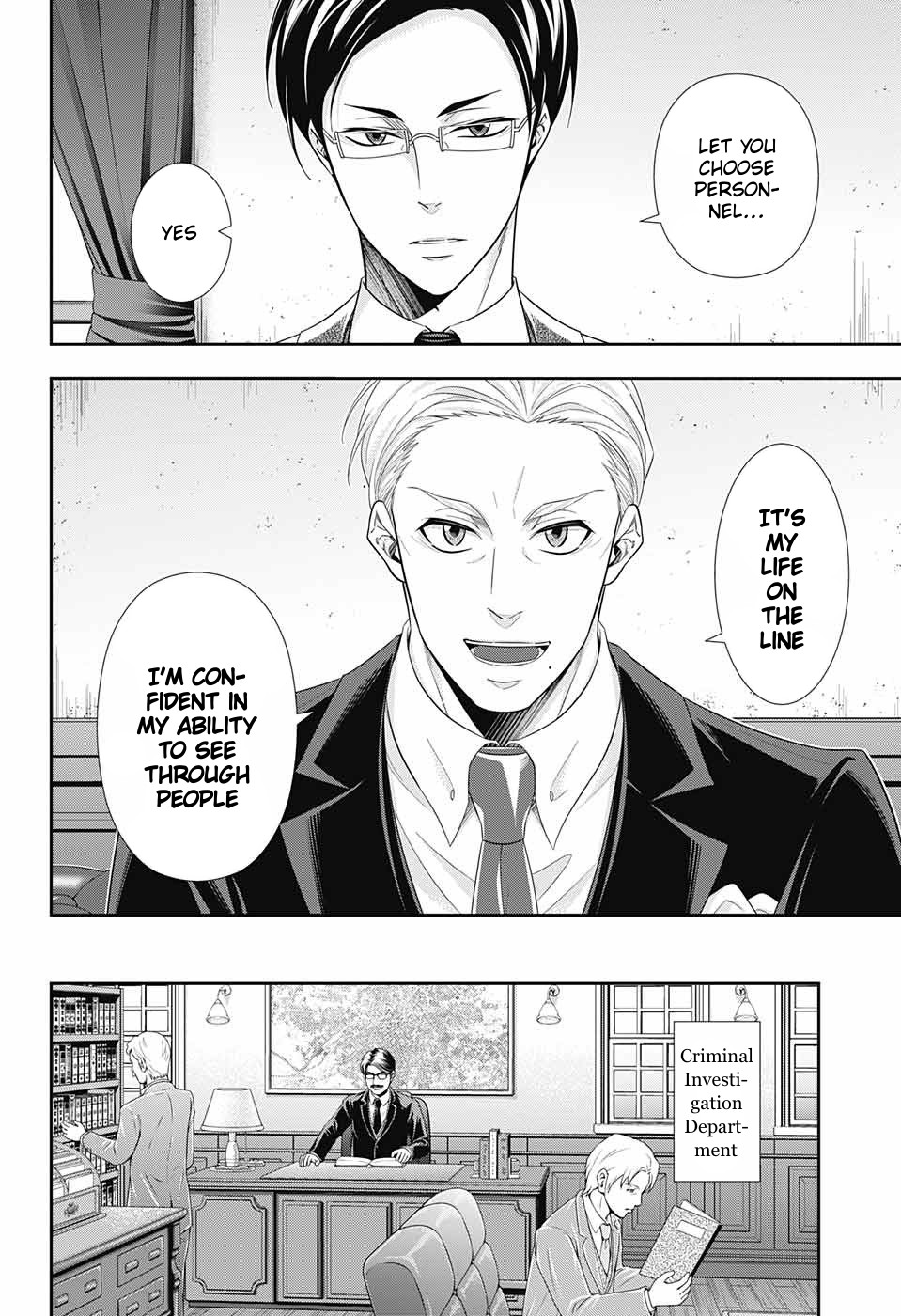 Yukoku no Moriarty Chapter 35 page 33 - Chapter 35: The White Knight of London Act 1