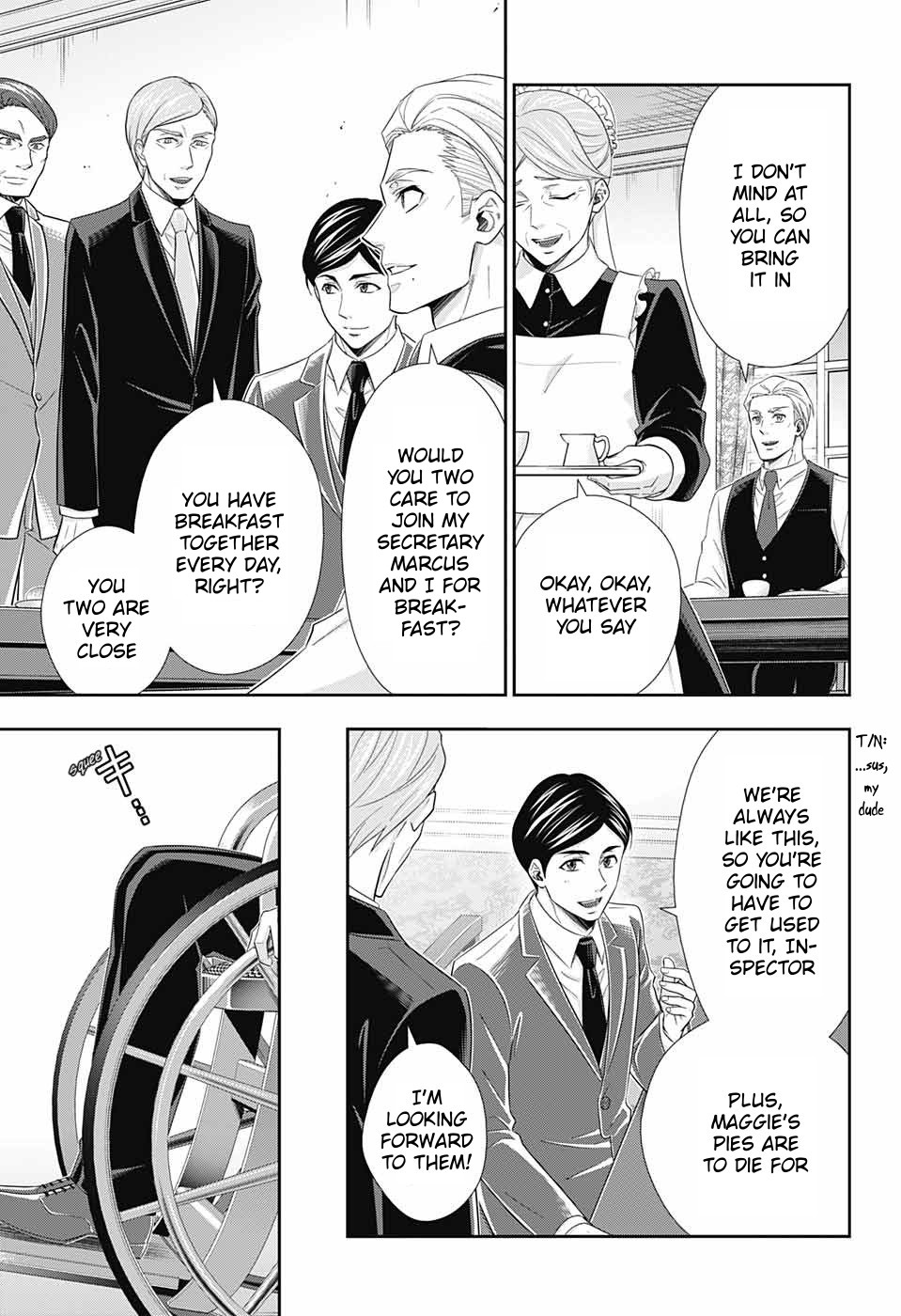 Yukoku no Moriarty Chapter 36 page 10 - Chapter 36: The White Knight of London Act 2