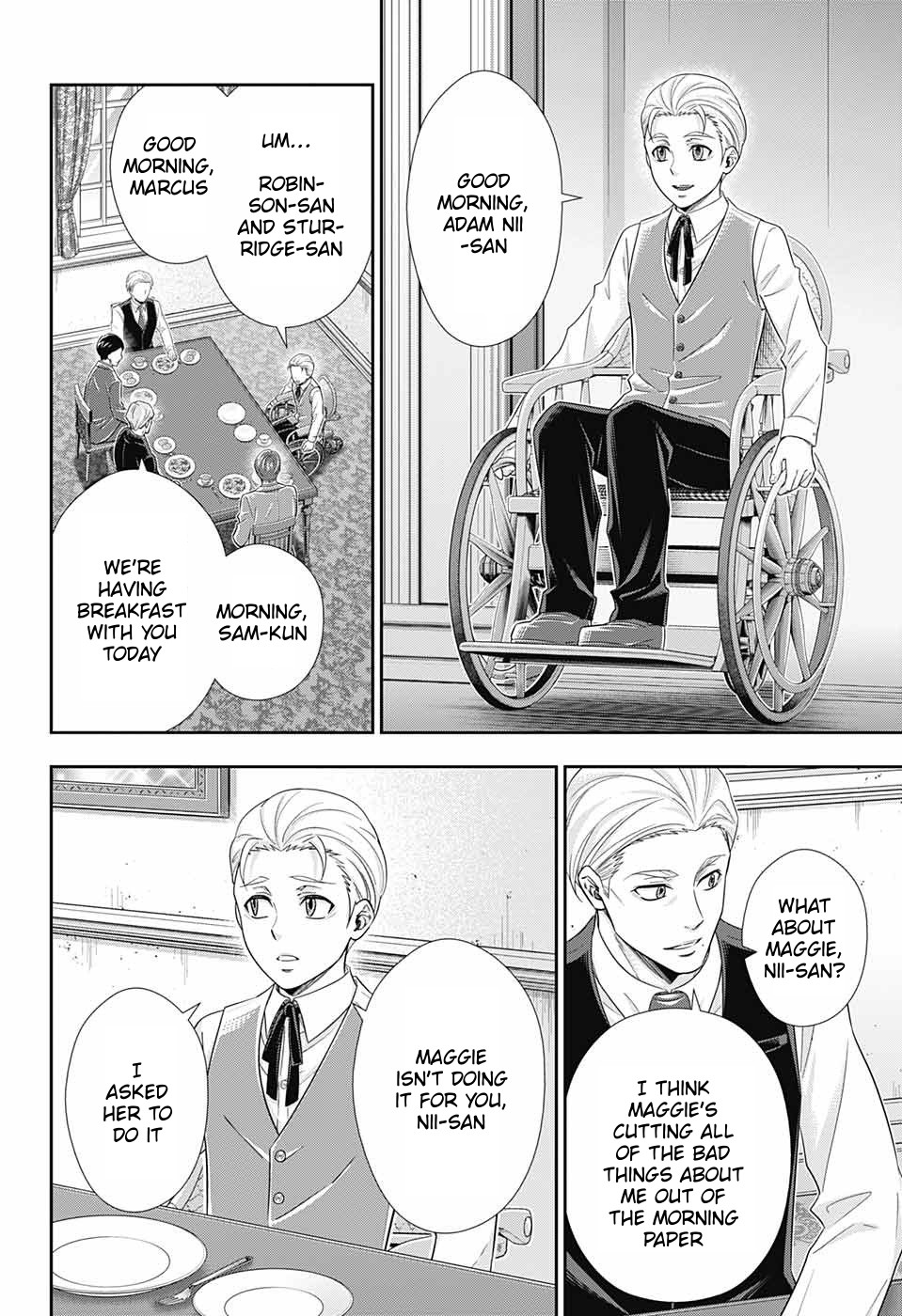 Yukoku no Moriarty Chapter 36 page 11 - Chapter 36: The White Knight of London Act 2