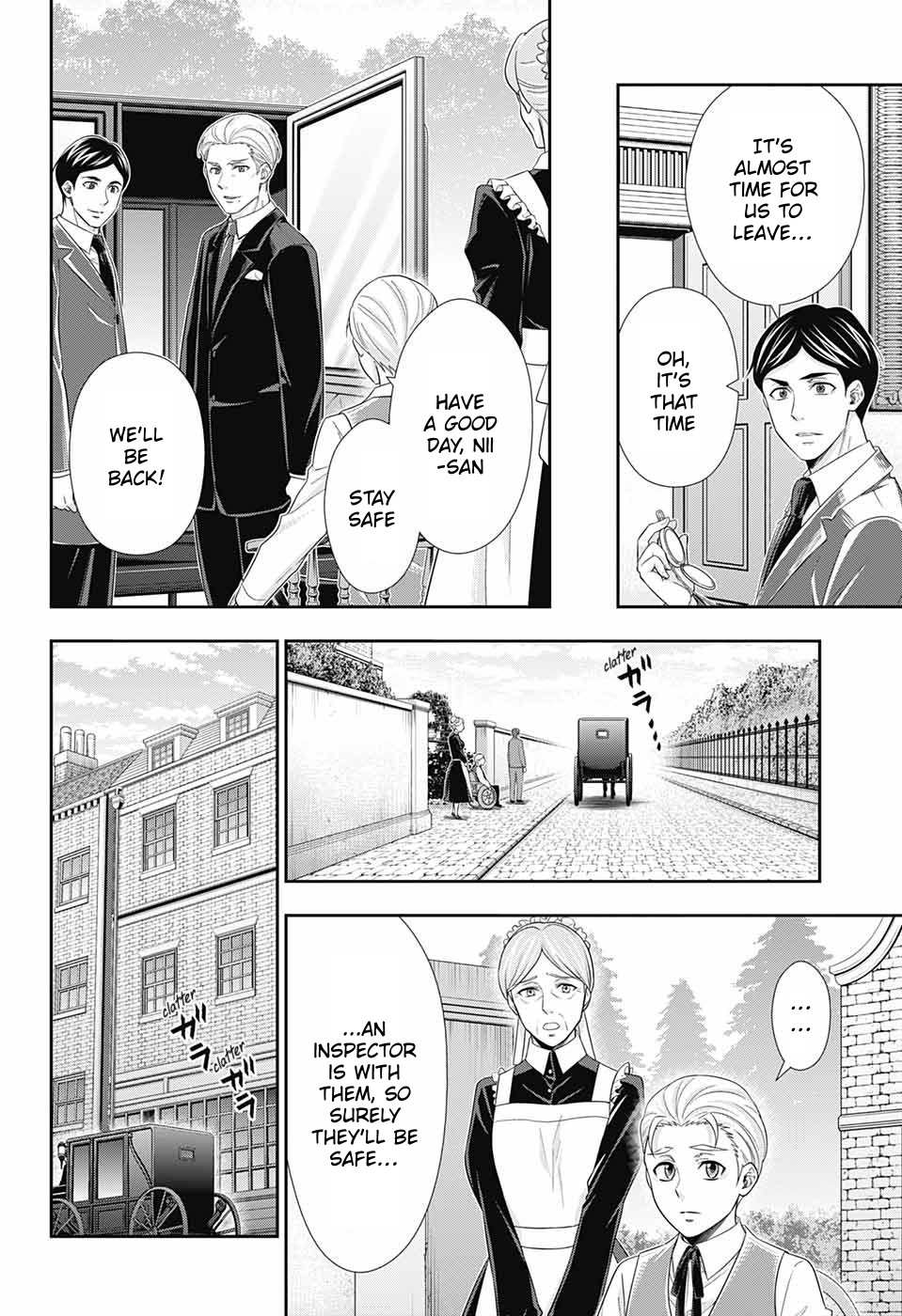 Yukoku no Moriarty Chapter 36 page 15 - Chapter 36: The White Knight of London Act 2