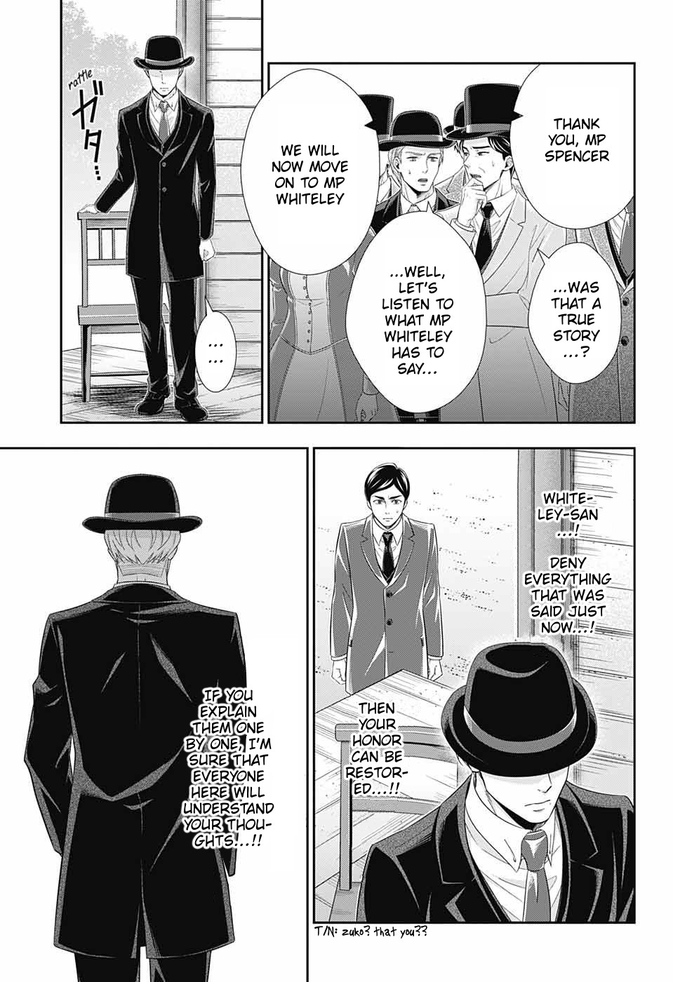 Yukoku no Moriarty Chapter 36 page 28 - Chapter 36: The White Knight of London Act 2